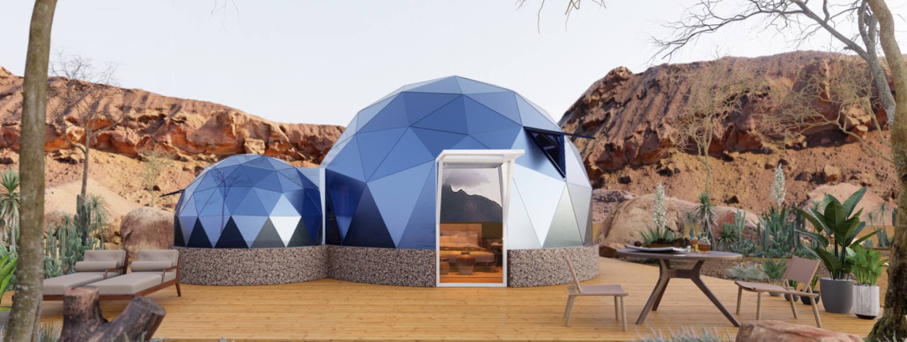 滕州市球形智能光伏玻璃星空房